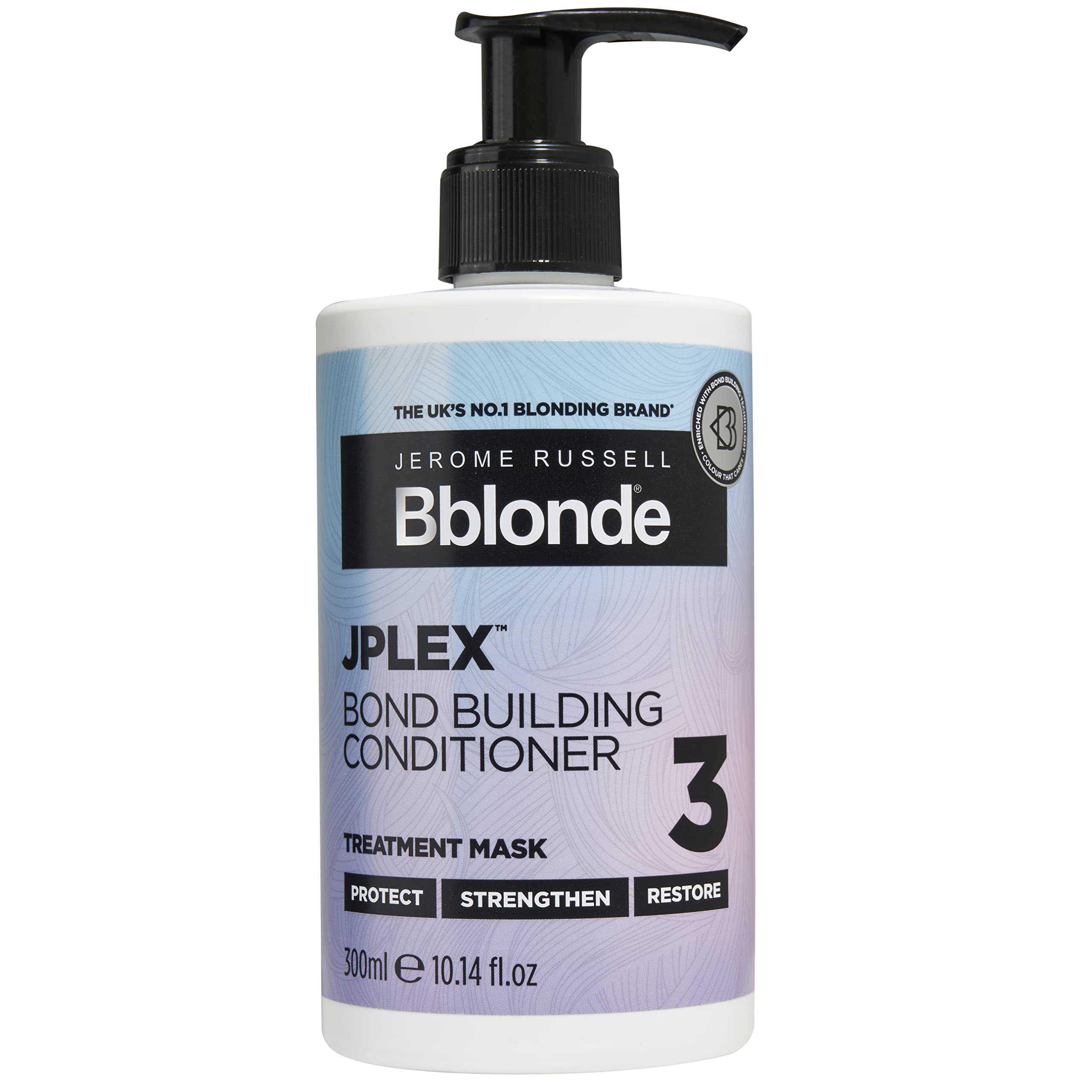 Jerome Russell Bblonde JPLEX 3 Bond Building Conditioner- Hair Treatment To Protect, Strengthen & Restore Hair, Nourishing Hair Mask, 300ml