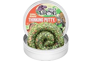Crazy Aaron's Dino Scales Thinking Putty® - 4" Tin Thinking Putty - Non-Toxic Sensory Play Putty - Never Dries Out - Creative
