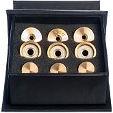 Trumpet Trim Kit for improving the sound. For all Bach Stradivarius Trumpet. Custom made KGUBrass (MEDIUM, Raw Brass)