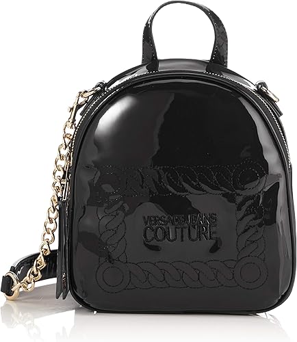versace black backpack women's