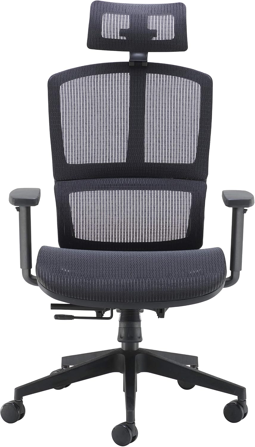Office Hippo Ergonomic Chair Office, Mesh Office Chair with Arms, Executive Office Chair with Back Support, Adjustable Arms - Image 3