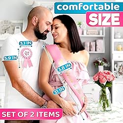 V TOWER Pink Baby Shower Mom to Be Sash Baby Shower