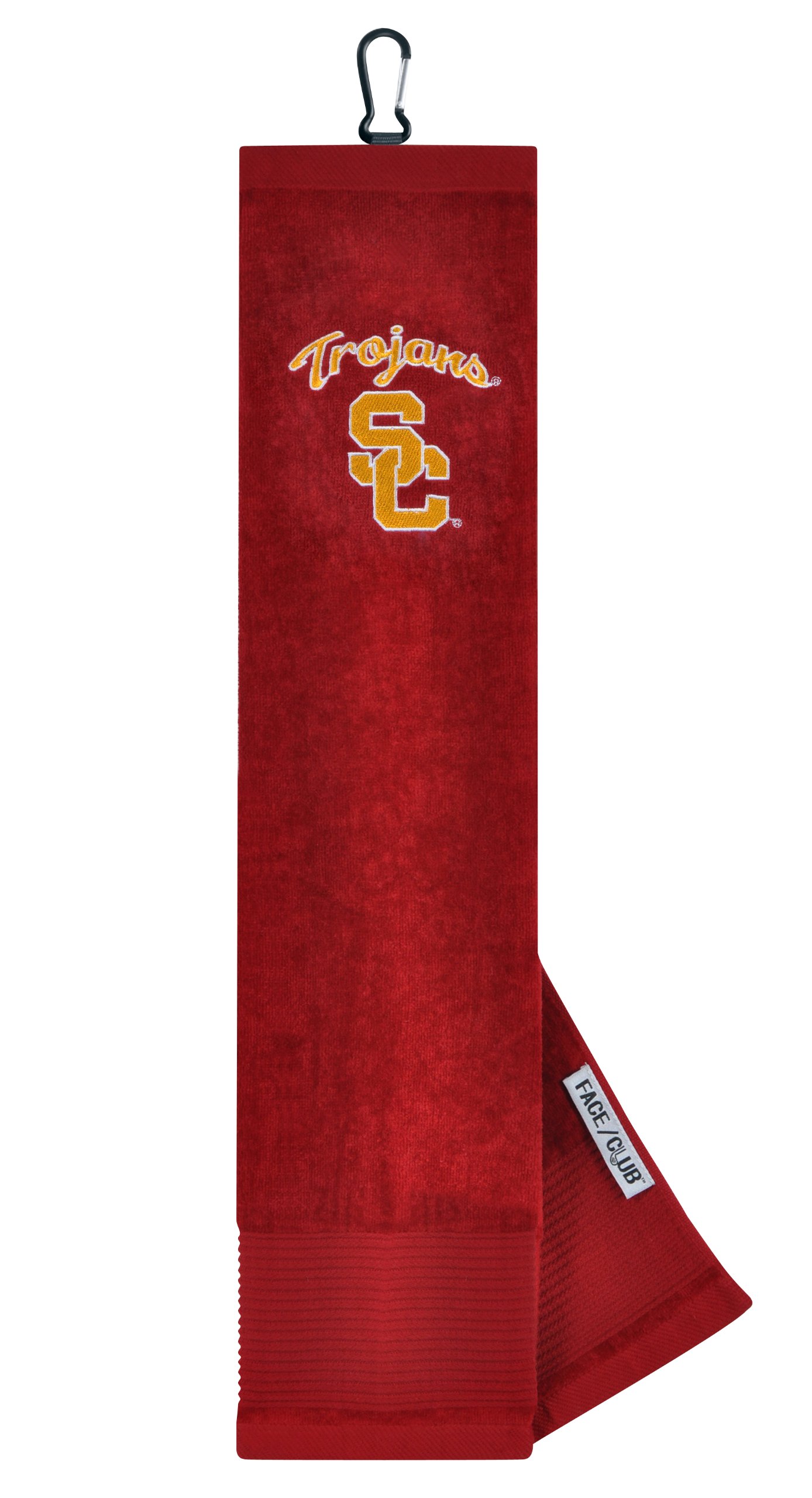 Team Effort USC Trojans Face/Club Embroidered Towel