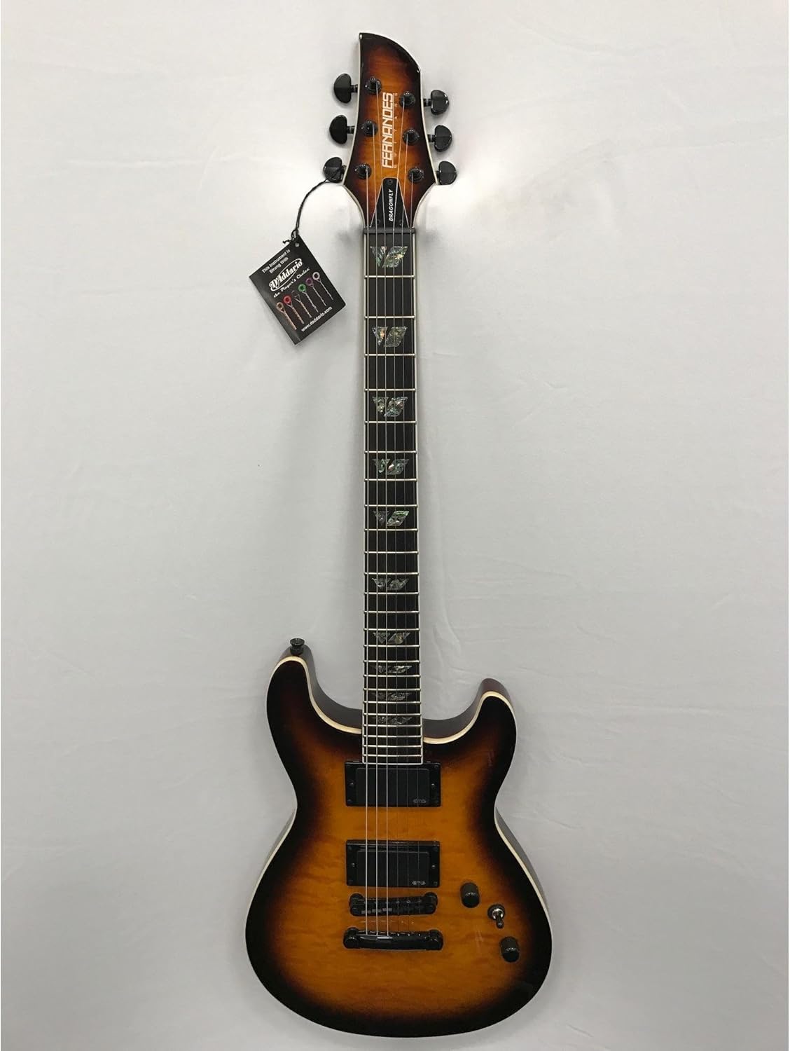 Fernandes Dragonfly Deluxe Electric Guitar (Tobacco Sunburst): Amazon ...