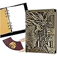 DDFE DND Notebook Travel Journal,400 Pages Binder Blank Journal Leather Notebook for Dungeons & Dragons Accessories D&D Gifts for DM's & Players Men & Women