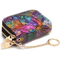 APHISON RFID Credit Card Holder Wallets for Women Leather Zipper ...