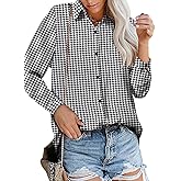Magritta Long Sleeve Shirts for Women Fashion Button Down Blouse Tops