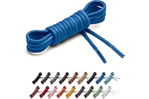 Benchmark Basics Round Waxed Cotton Shoe Laces - 2mm (5/64”) Width - 27”, 30”, 33”, 36” & 39" - Available in 18 Colors
