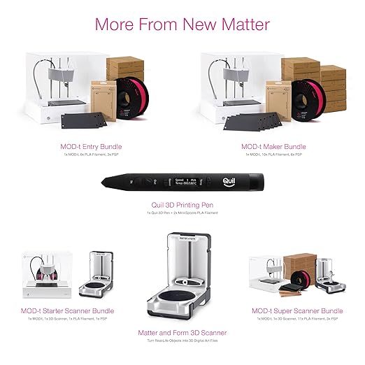 New Matter Mod T Desktop 3d Printer Built In Wifi Easy To Use Safe And Quiet Amazon Com Industrial Scientific