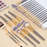 Maange 25Pcs Makeup Brush Set with Gift Box 6 Face 19 Eye Brushes view 5