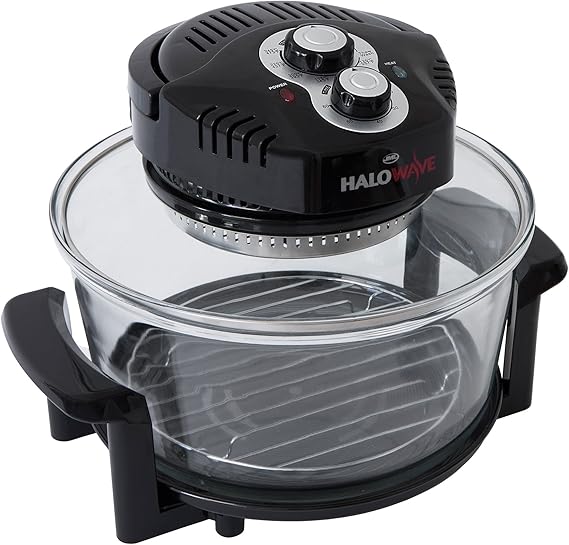 JML HaloWave 1400W Halogen Fast Cook Oven with Recipes & Fat Drainer 10