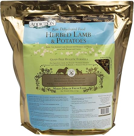 addiction dehydrated dog food