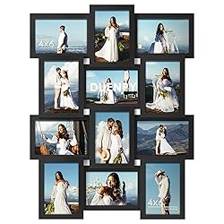 DUENPY 4x6 Picture Frame Collage, 12-Pack Picture