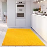 THE RUGS Living Room Rug Shaggy Soft 30 mm 120x170 Yellow view 3