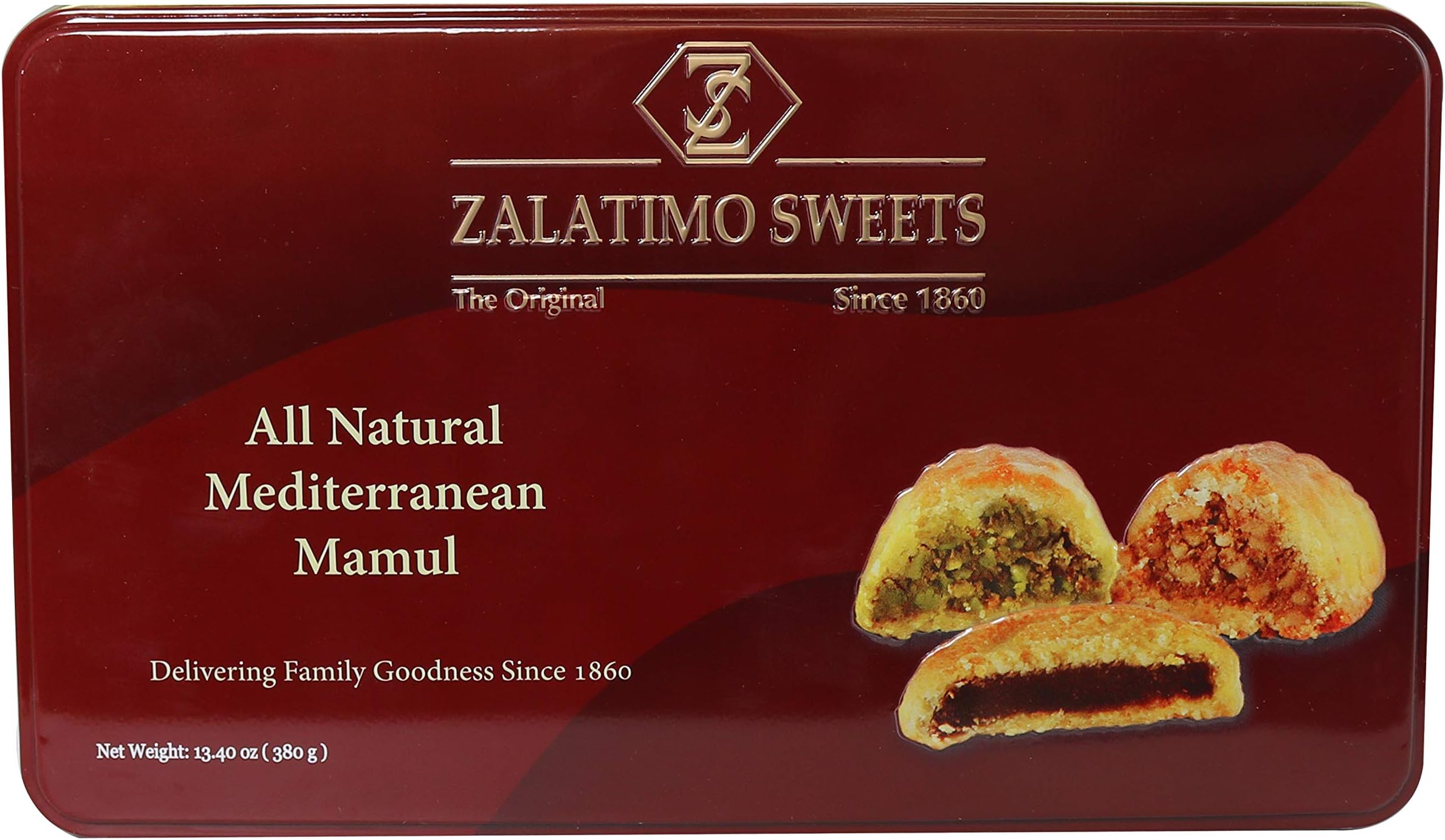 Zalatimo Assorted Mamoul, 13.4 OZ (Pack - 1)