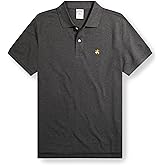 Brooks Brothers Mens Short Sleeve Cotton Pique Stretch Logo Polo Shirt