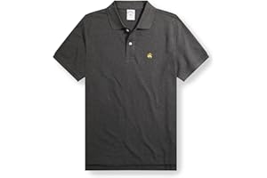 Brooks Brothers Mens Short Sleeve Cotton Pique Stretch Logo Polo Shirt