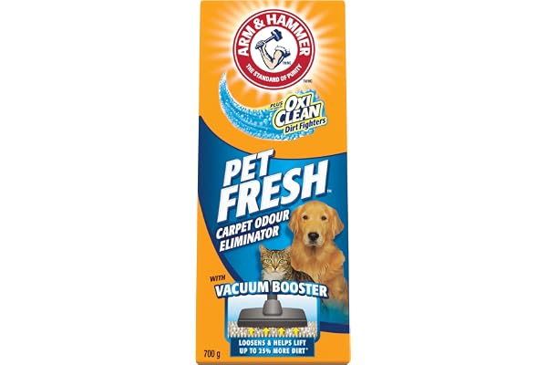 Arm & Hammer Plus OxiClean Pet Fresh Carpet and Room Odour Eliminator, 700g (Pack of 1)