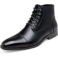 Amazon.com | GIFENNSE Men's Dress Boots | Mens Boots | Mens Chelsea Boots |  Casual Combat Boots
