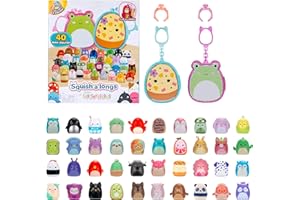 Squish-a-longs Multipack – Includes 2 Clip-a-Longs and 40 Mini-Squish