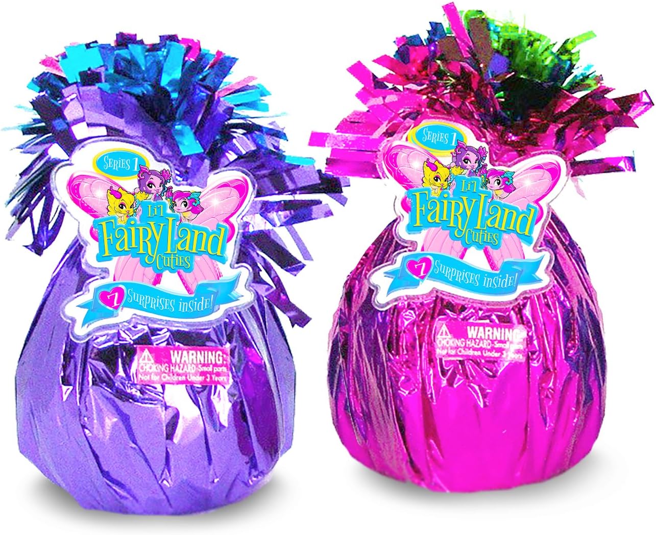 Fairy Land Cuties Surprise Doll Collectible with 3 Layers of Foil to Peel and Find 6 Accessories (Mystery Pack 2) 2-Pack