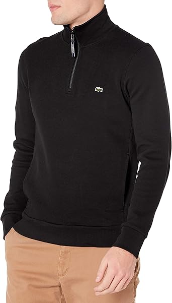 lacoste zip up sweater