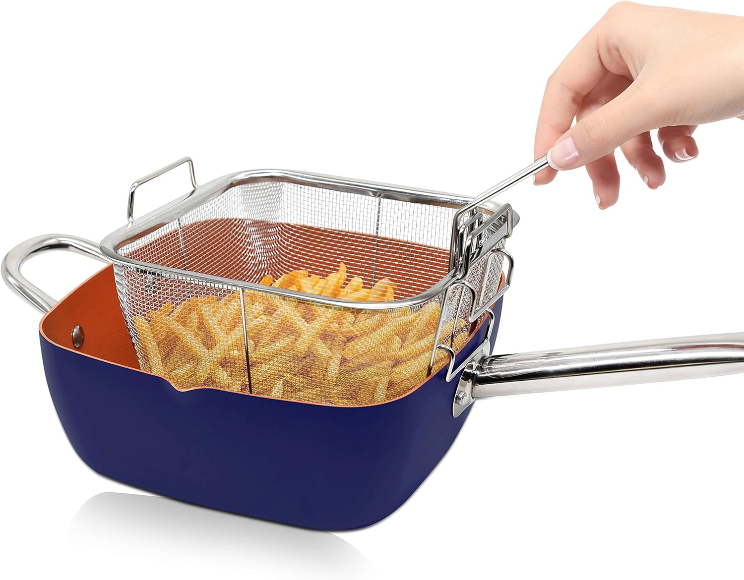 Padella Quadrata In Rame 5 In 1 Myalleshop