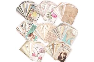 240 Sheets of Scrapbook Paper 4.7" x 6.7", Vintage Scrapbooking Supplies Craft Collage Paper Kits for Junk Journal Decoupage 