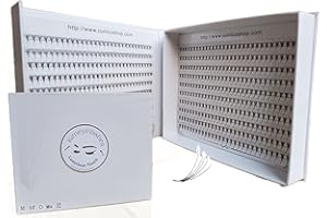 600 Premade fans 5D 0.07 Mixed Lengths 9-16mm 1000 fans Volume loose Lashes C D Curl Handmade Fan eyelash extensions Kimeyelashes promade fan (5D - Curl C)