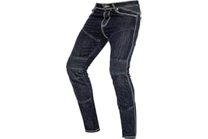 SKYLINEWEARS Men Motorcycle Riding Pants Denim Jeans Reinforce Biker Jeans with Aramid Protection Lining