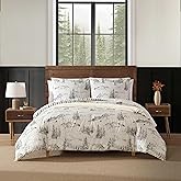 Eddie Bauer - King Duvet Cover Set, Super Soft Bedding with Matching Sham(s), Bedding Set, Oeko-Tex Certified (Rocky Mountain Cabin Grey, King)