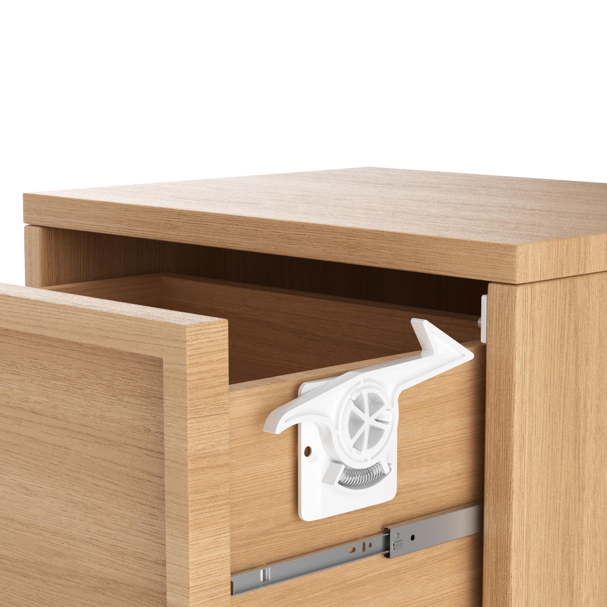 Photo 1 of 6 Pack Child Safety Drawer Locks - THAULANG Zero Gap Invisible Drawer Latches with Strong Adhesive?Easy Installation