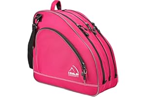 HMLIN OUTOOORS Roller Skate Bag - Adjustable Shoulder Strap, Large Capacity for Adults - Carry Inline/Figure/Quad/Roller Skate Accessories