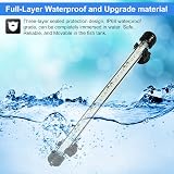 VARMHUS LED Aquarium Light 18cm Submersible with Timer Sunrise Sunset Blue White view 5