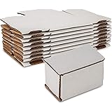 White Corrugated "Extra Small" Shipping Boxes / Mailers 3 inches x 2 inches x 2 inches For Storing or Shipping Extra Small It