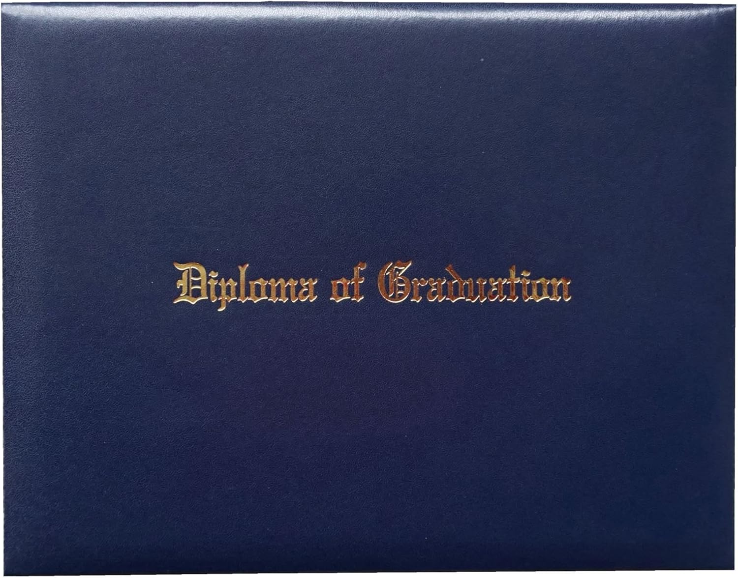 Certificate Cover Imprinted"Diploma of Graduation" Smooth Diploma Cover 8.5" x 11" Grad Days(Navy) : Office Products
