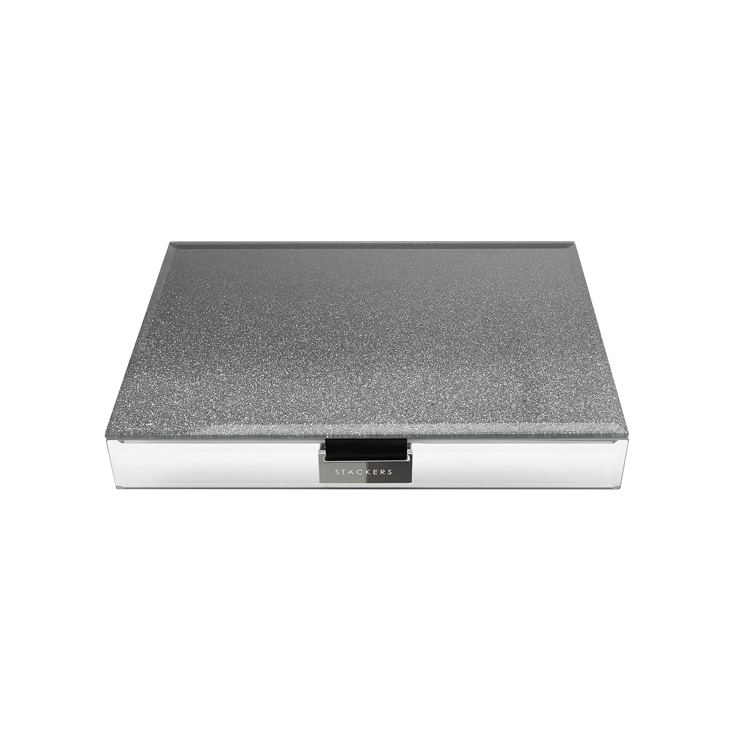 Stackers Graphite Glitter Glass Classic Jewellery Box Lid