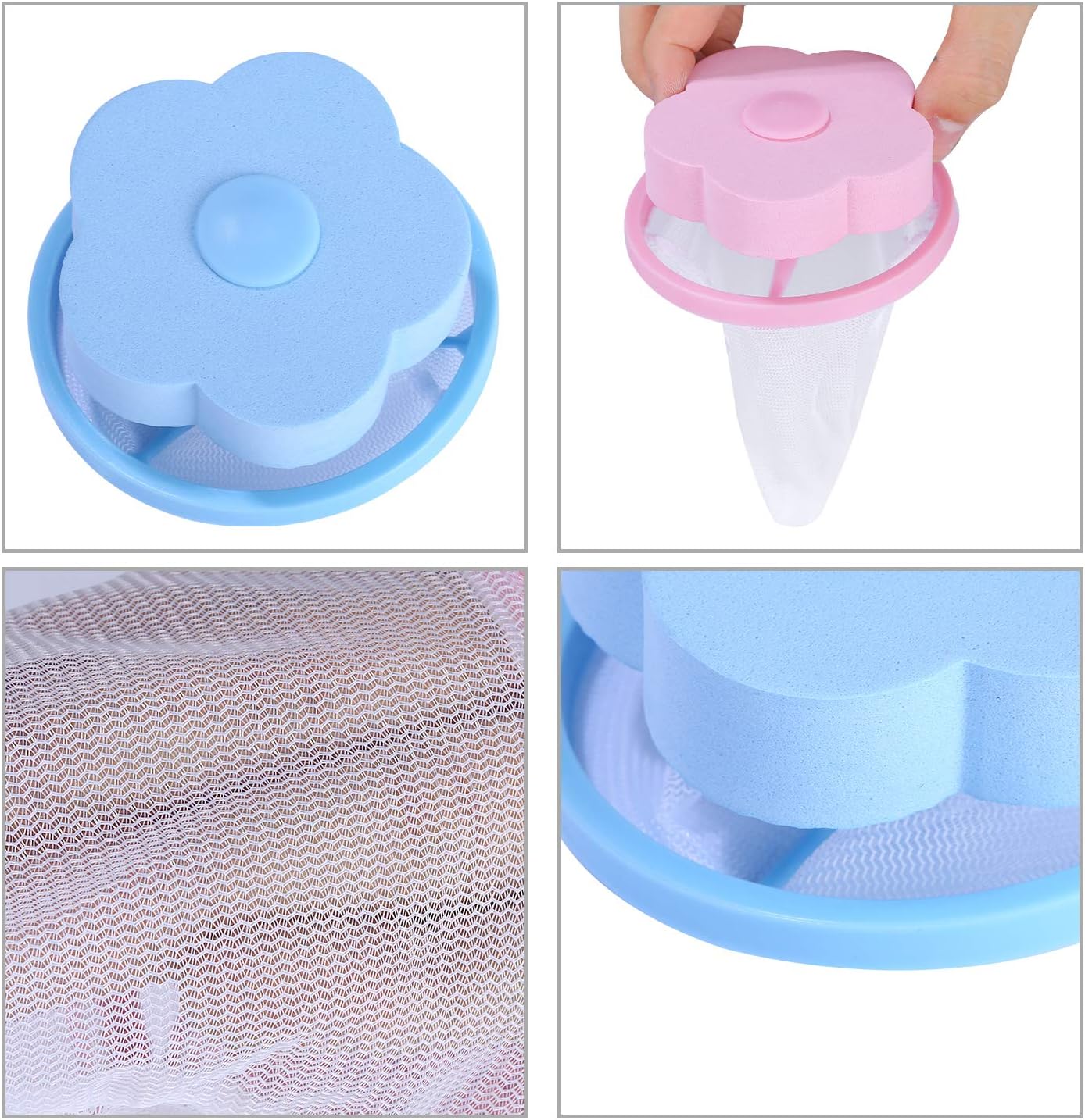 Almacenamiento y organización #2 Azul & Rosa removedor de Cabello