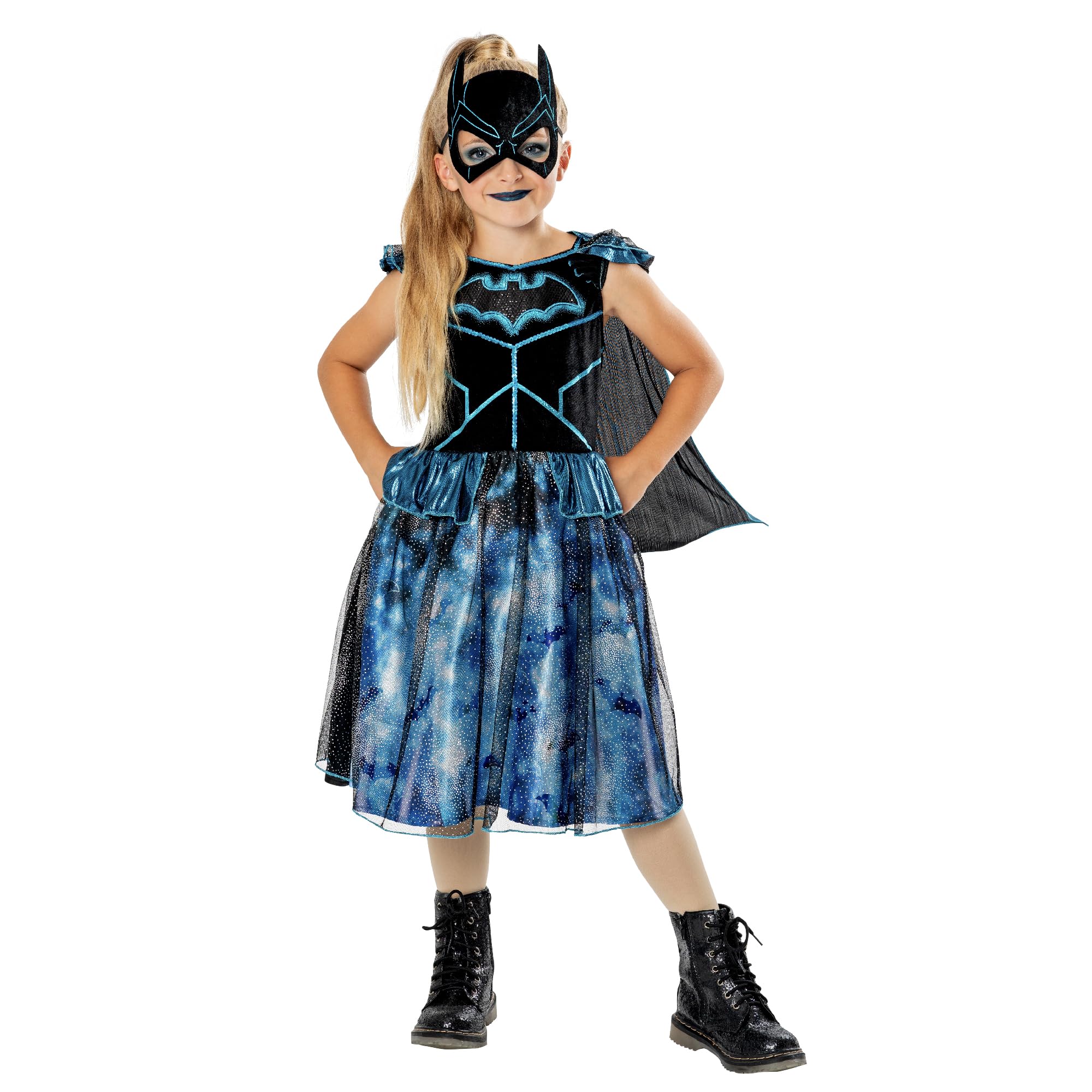 Rubies Official DC Bat-Tech Batgirl Child Costume Dress, Kids Superhero Fancy Dress - Large 7-8 Years Halloween Halloween