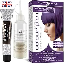 Amazon.com : Smart Beauty Purple Hair Dye Semi Permanent, Bright ...