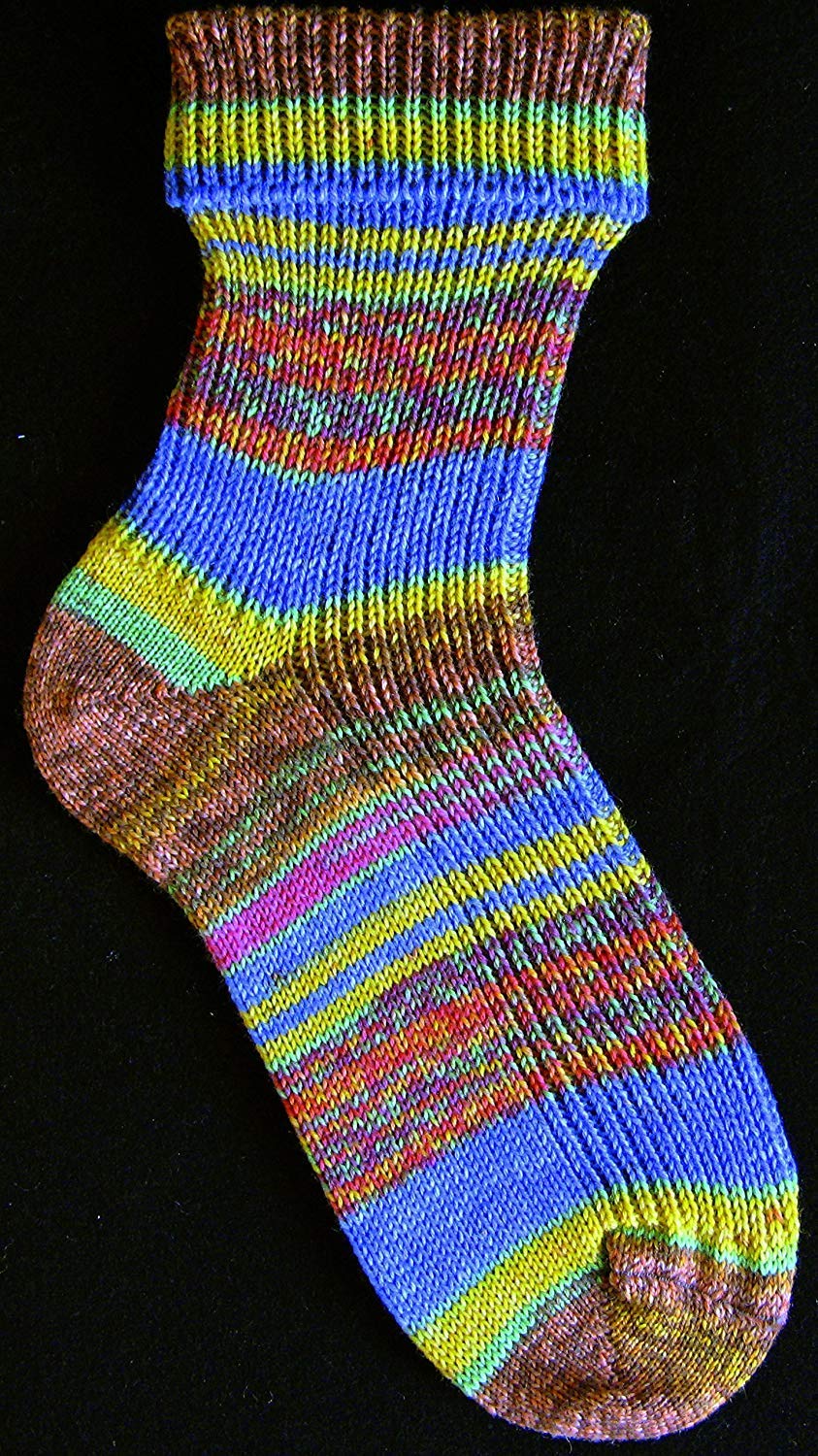 Opal Hundertwasser (425m) 4-Ply Yarn - Wool-Blend, for Knitting Warm Socks with a Unique Colour Patterns, 2100, 1 x 100g