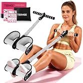 Pedal Resistance Bands with Handles Working Out Exercise Equipment for Legs | Multifunction Elastic Tube Stretch Resistance Bands for women, ideal for Pilates Sets, at home workout and fitness exercise