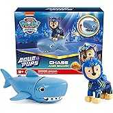 PAW Patrol, Aqua Pups Chase and Shark Action Figures Set, Kids Toys for Ages 3 and up