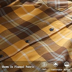 Match Womens Button Down Flannel Plaid Shirts roll