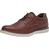 Nunn Bush Men's BAYRIDGE Plain Toe Lightweight Leather LACE-UP Oxford, Brown Multi, 9.5