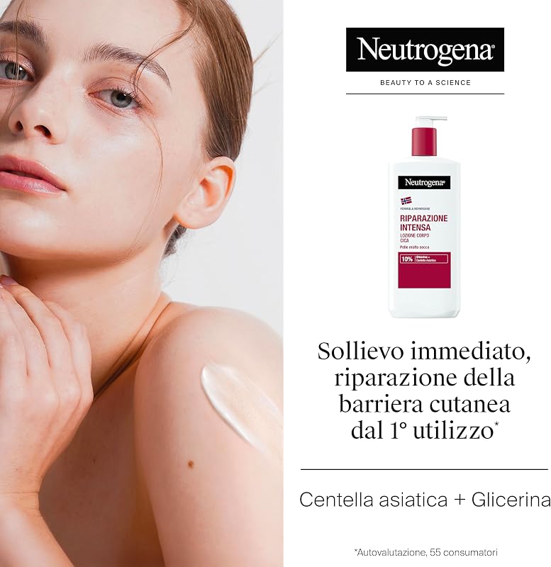 Formula Norvegese Lozione Crema Corpo CICA Riparatrice, 400 ml