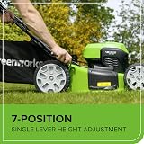 Greenworks 48V Self Propelled Lawnmower 46cm 55L Bag 4Ah Batteries Twin Charger view 8