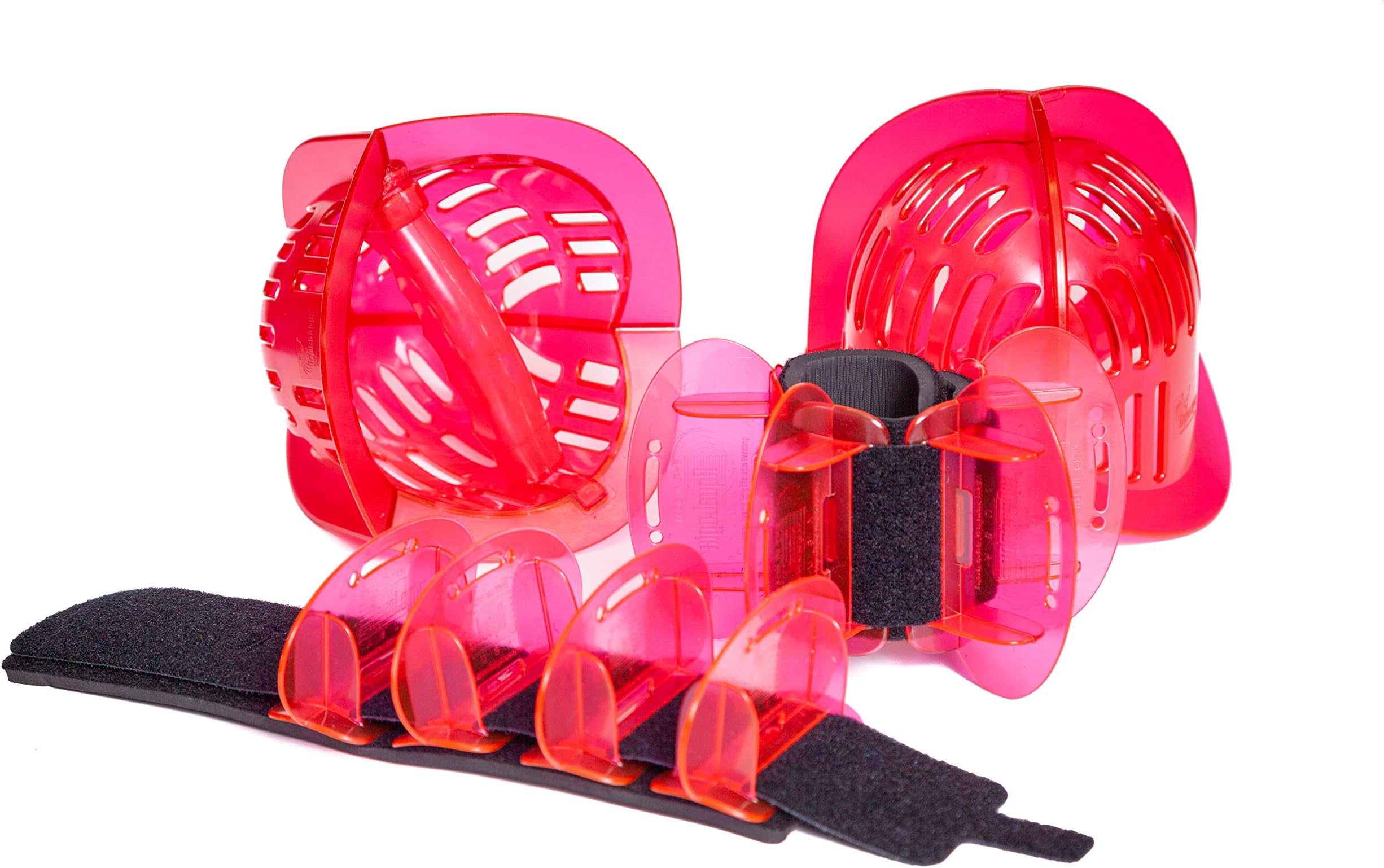 AquaLogix Total Body System - Upper Body Aquatic Bells & Lower Body Fins - Full Body Pool Workout - Colors Indicate Resistance Level - Online Videos/Programs