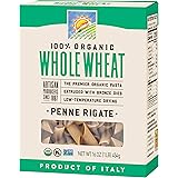 Bionaturae Penne Rigate Whole Wheat Pasta | Whole Wheat Penne Rigate Pasta | Non-GMO | Kosher | USDA Certified Organic | Made