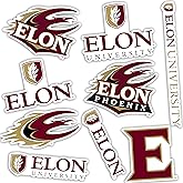 Desert Cactus Elon University Sticker Phoenix Vinyl Decals Laptop Water Bottle Car Scrapbook Sheet T2 (Type 2)